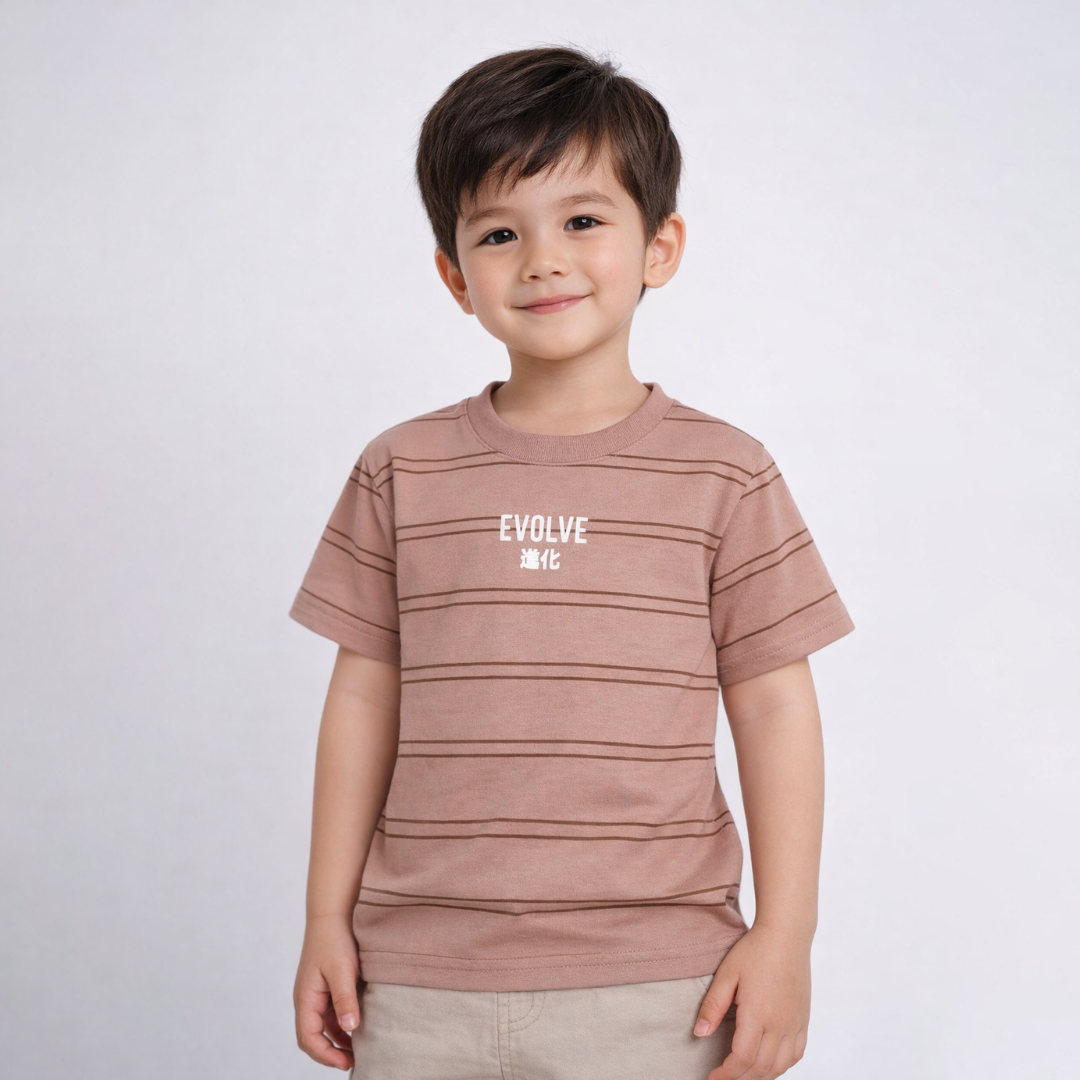 Ryusei Kaos Anak Evolve Stripe