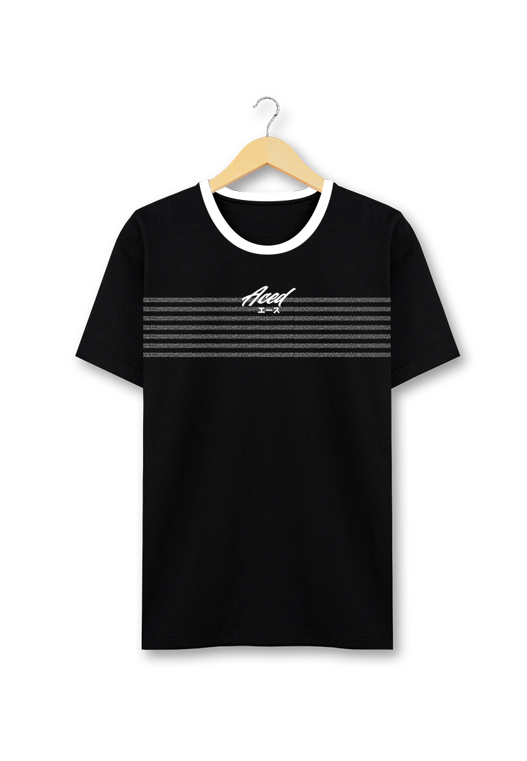 Ryusei Kaos Pria Aced Black