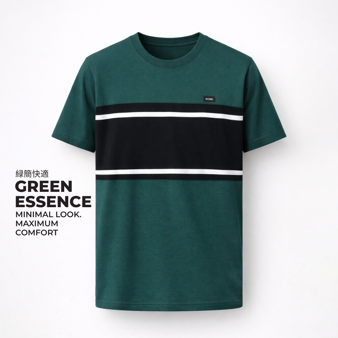 Ryusei Kaos Pria Akagami CMB Green