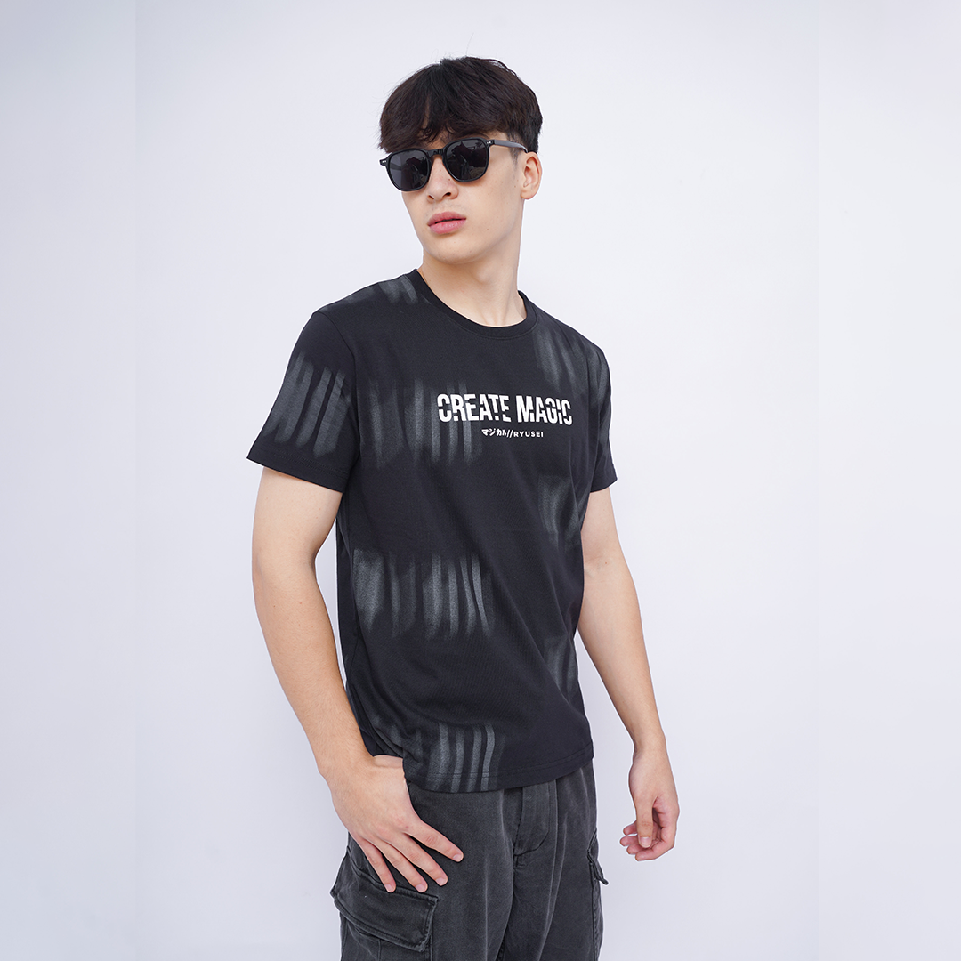 Ryusei Kaos Pria Create Magic Black