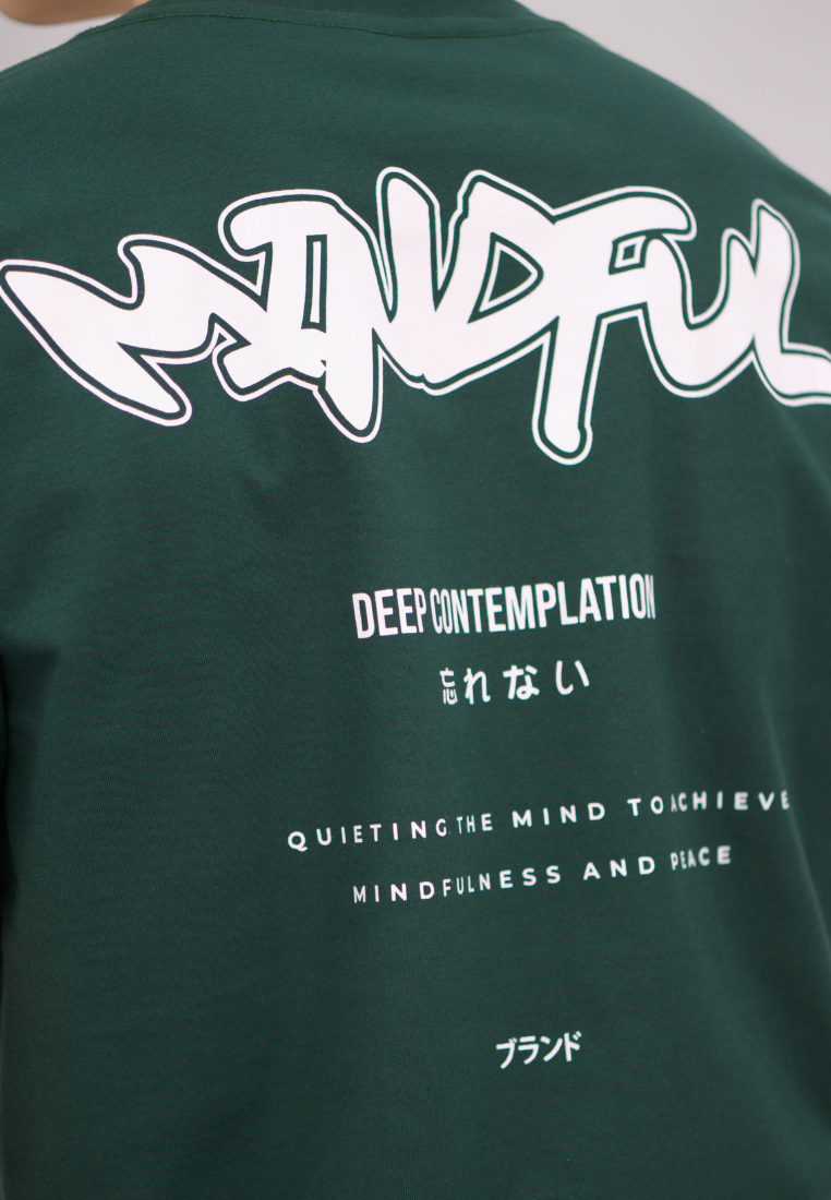 Ryusei Kaos Pria Deep Green