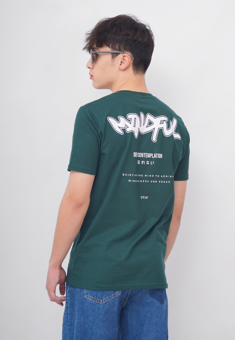 Ryusei Kaos Pria Deep Green