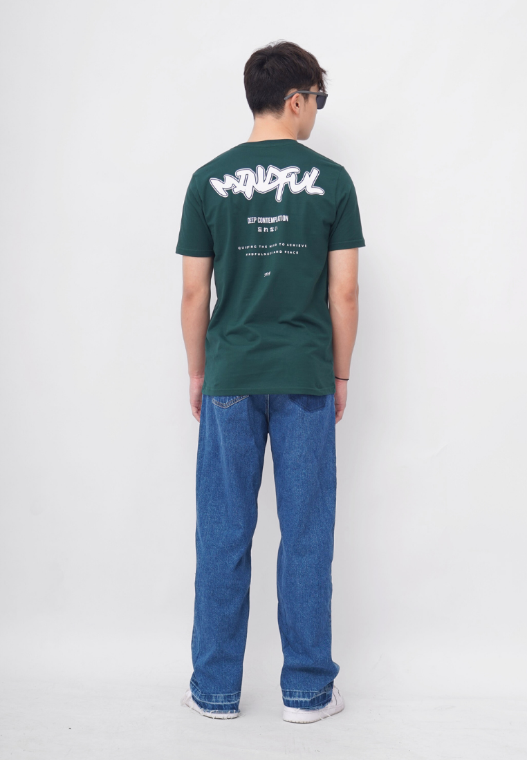 Ryusei Kaos Pria Deep Green