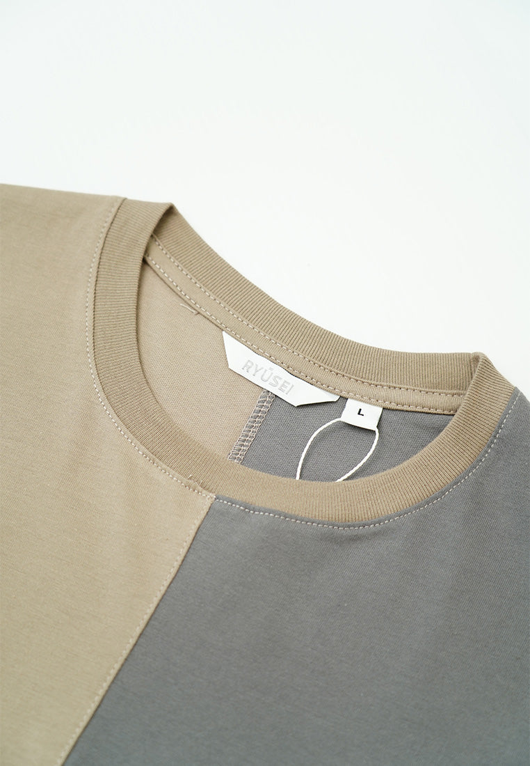 Ryusei Kaos Pria Destly Dusty Brown