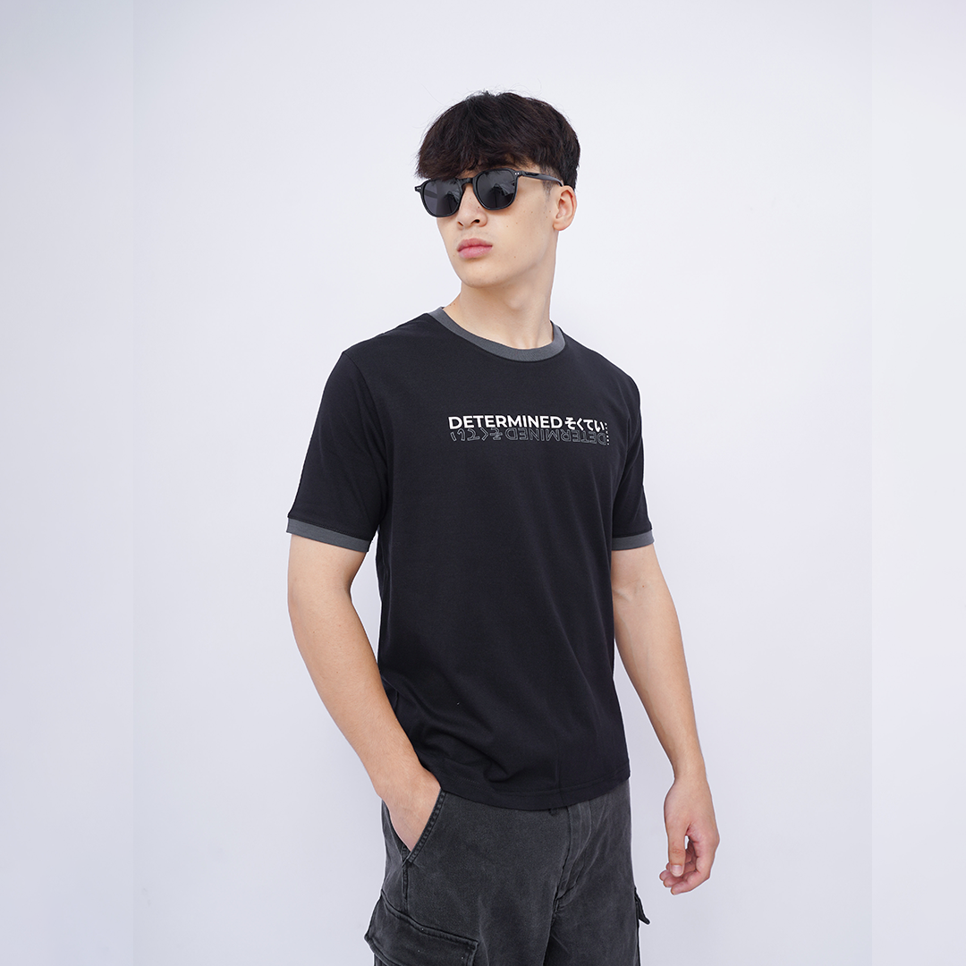 Ryusei Kaos Pria Determined Black