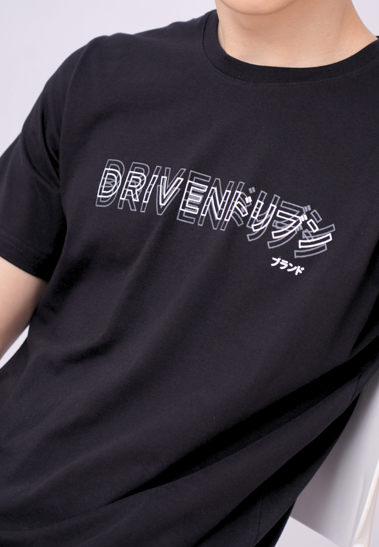 Ryusei Kaos Pria Driven Black