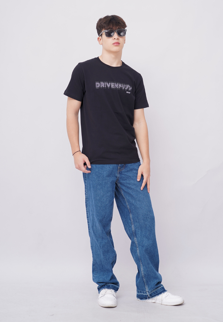 Ryusei Kaos Pria Driven Black