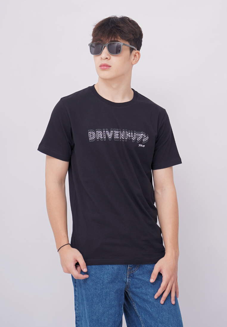 Ryusei Kaos Pria Driven Black
