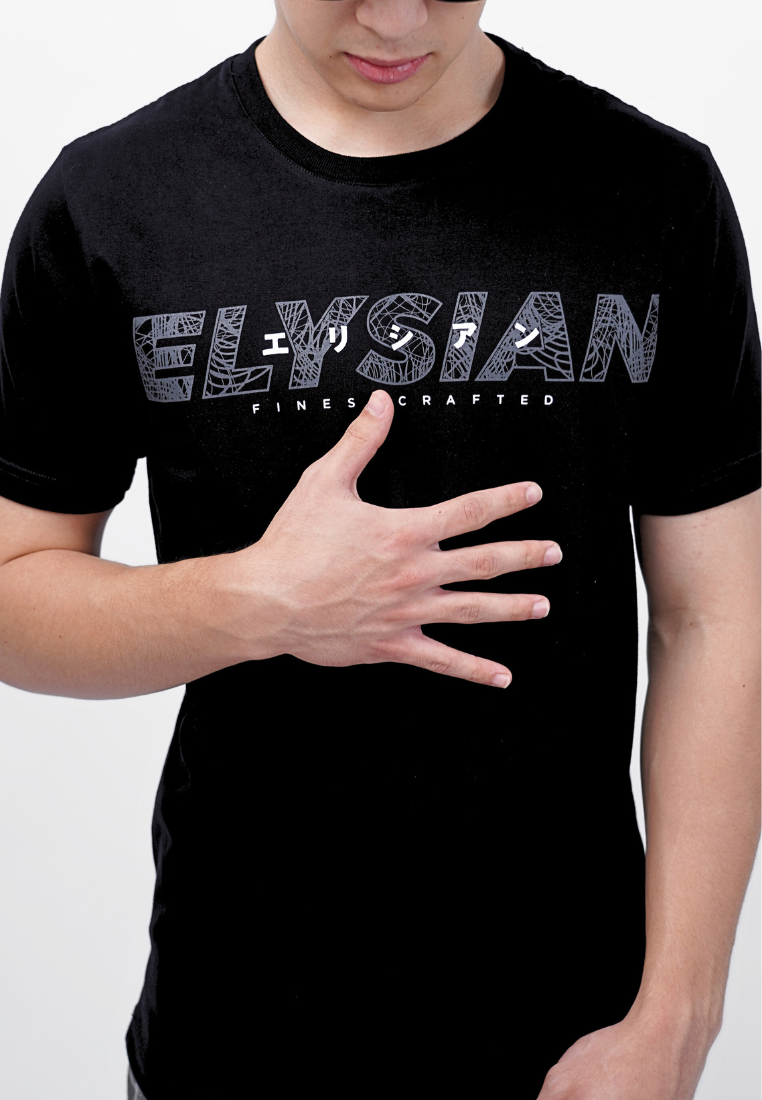 Ryusei Kaos Pria Elysian Black