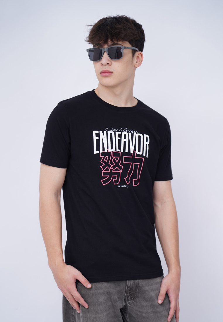 Ryusei Kaos Pria Endeavor Black