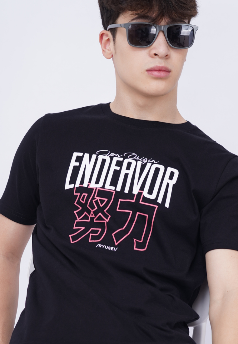 Ryusei Kaos Pria Endeavor Black