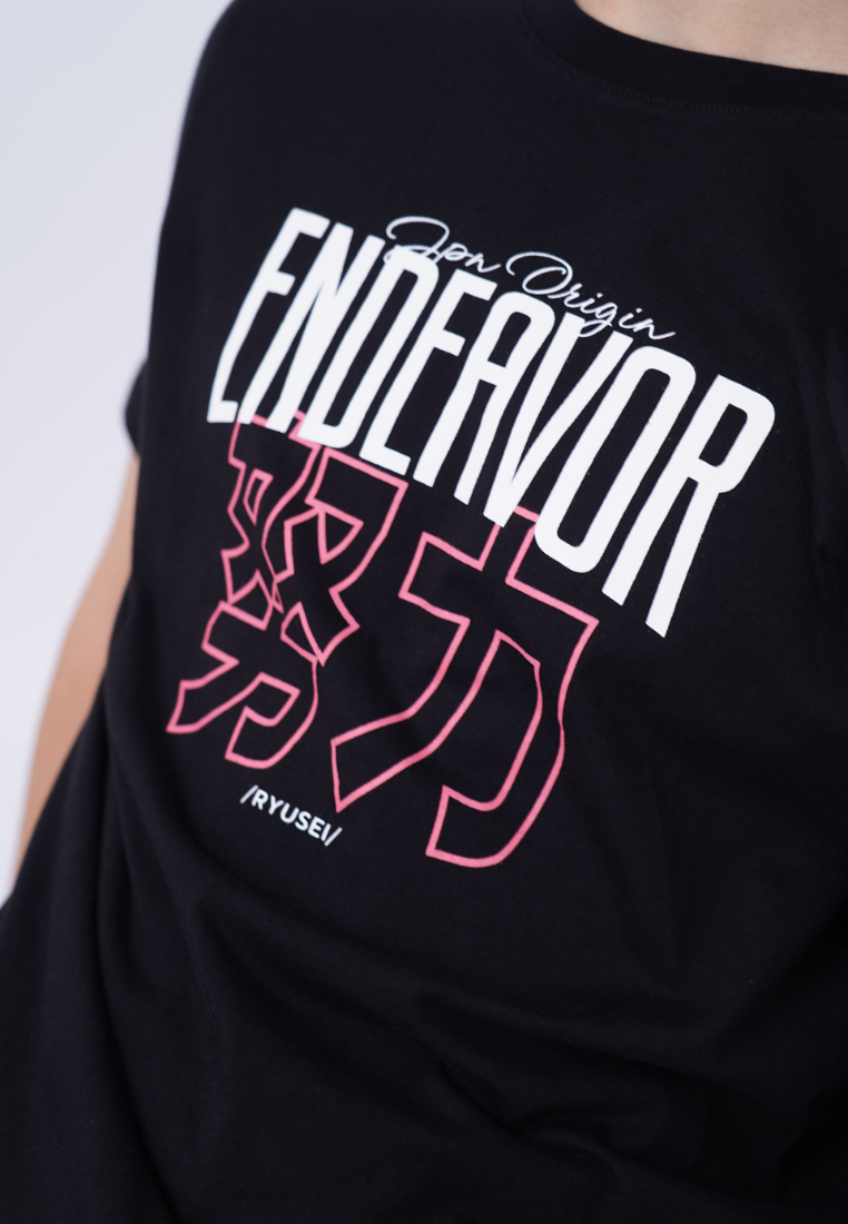 Ryusei Kaos Pria Endeavor Black