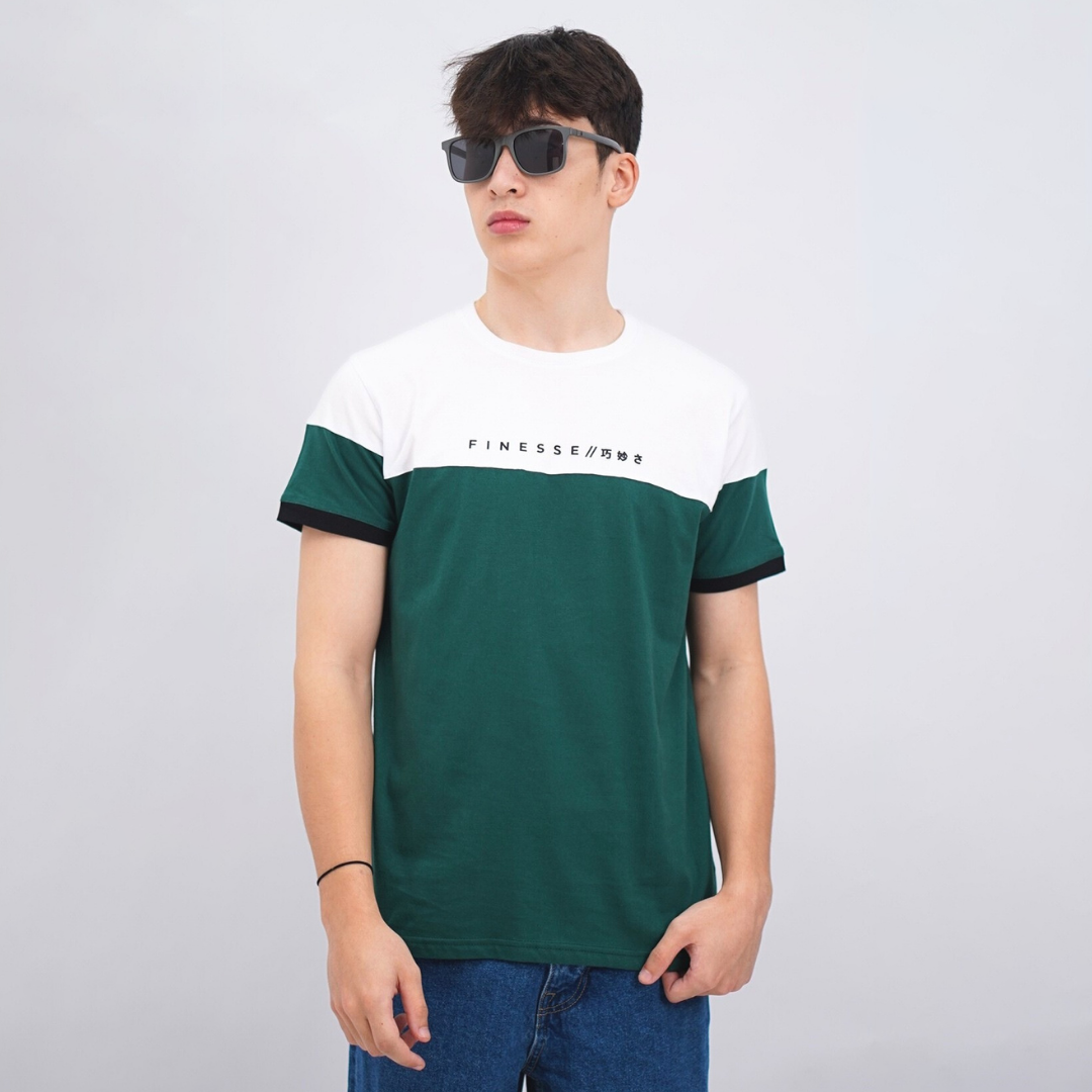 Ryusei Kaos Pria Finesse CMB Green