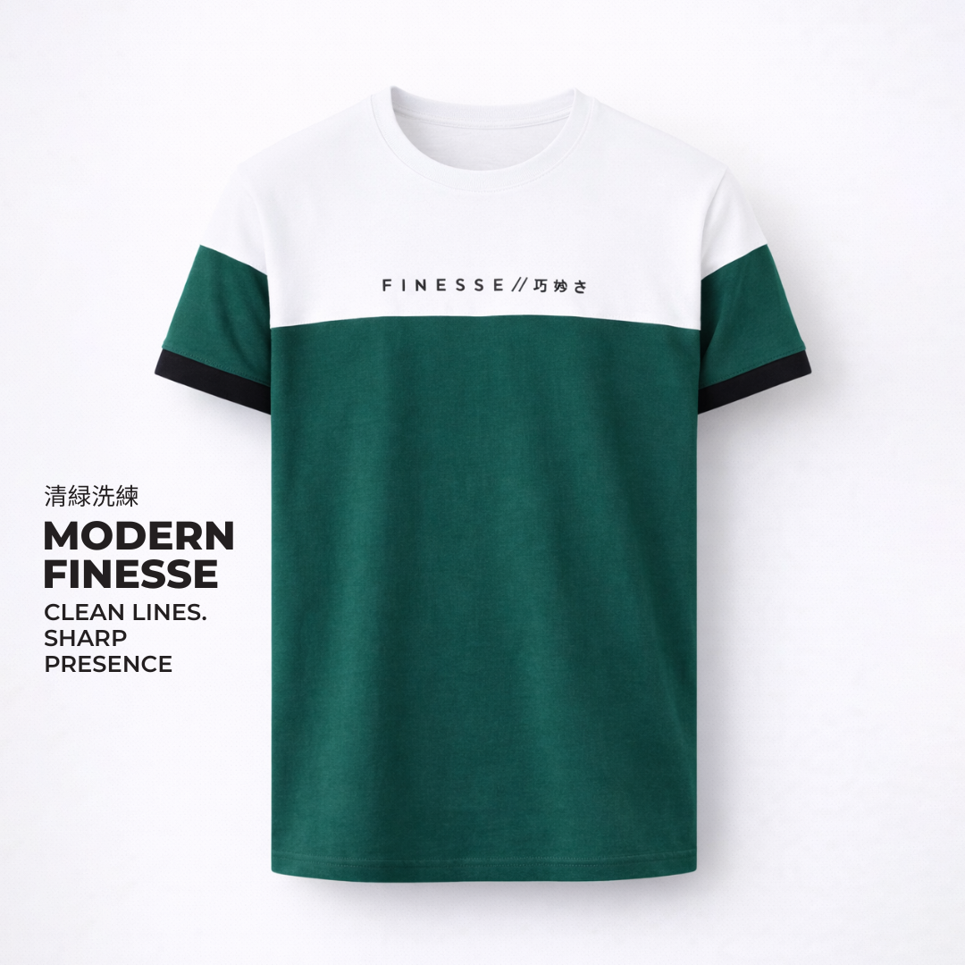 Ryusei Kaos Pria Finesse CMB Green
