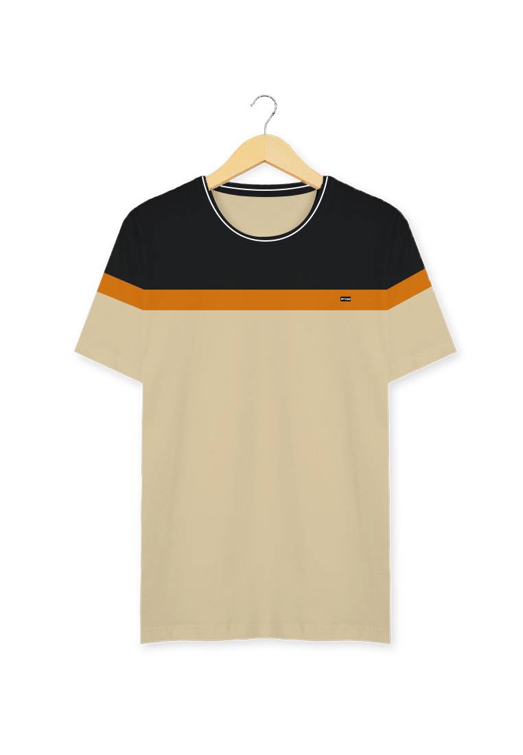 Ryusei Kaos Pria Fujiyama Light Brown