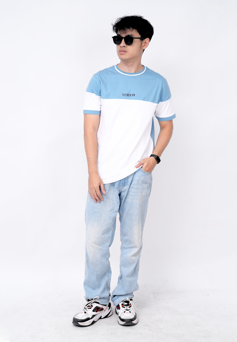 Ryusei Kaos Pria Futher On CMB Smoke Blue