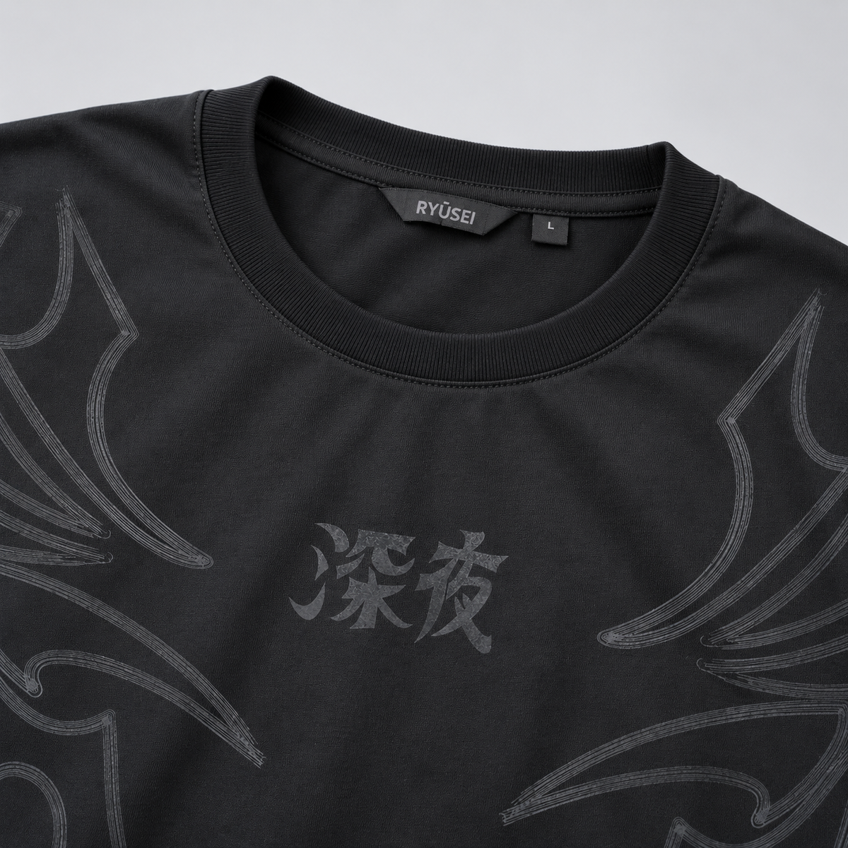 Ryusei Kaos Pria Hanami Black