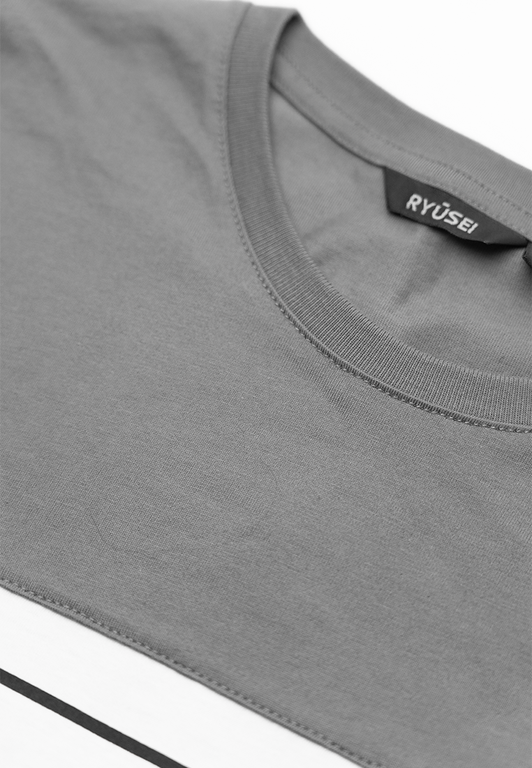 Ryusei Kaos Pria Harumi CMB Dark Grey