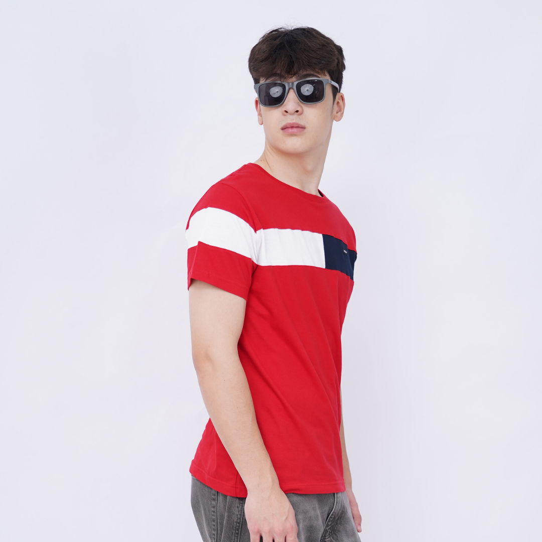 Ryusei Kaos Pria Hideyuki CMB Red