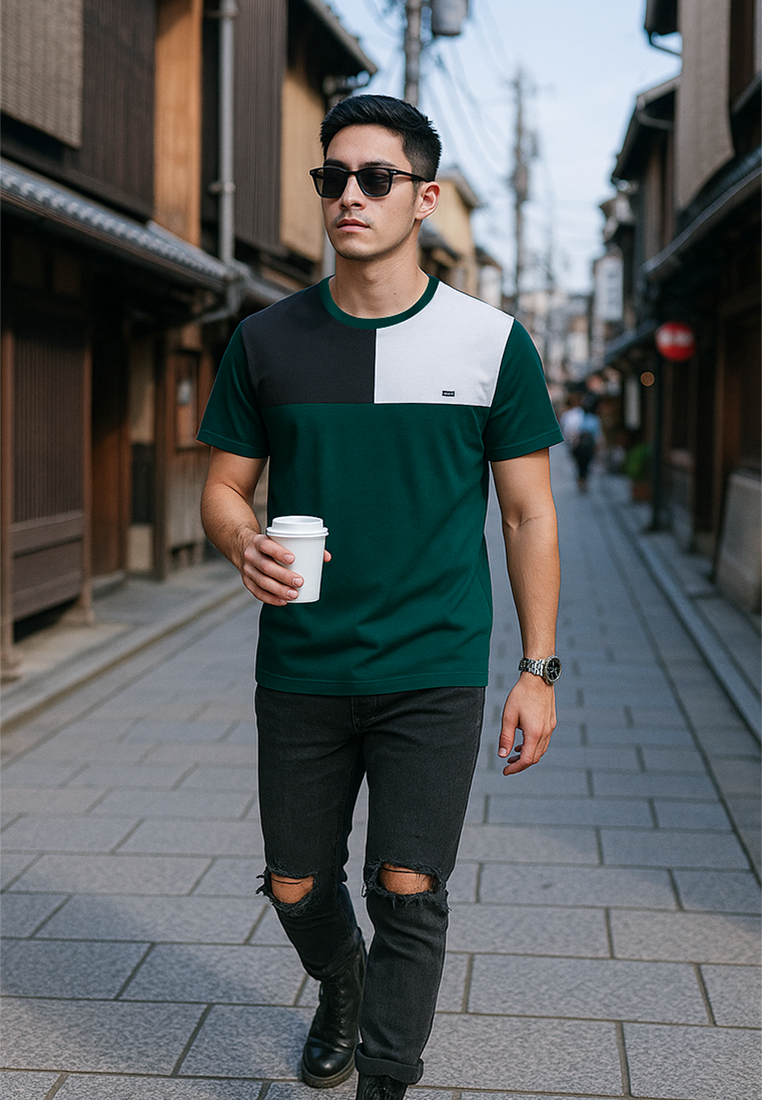 Ryusei Kaos Pria Ritsuki CMB Green