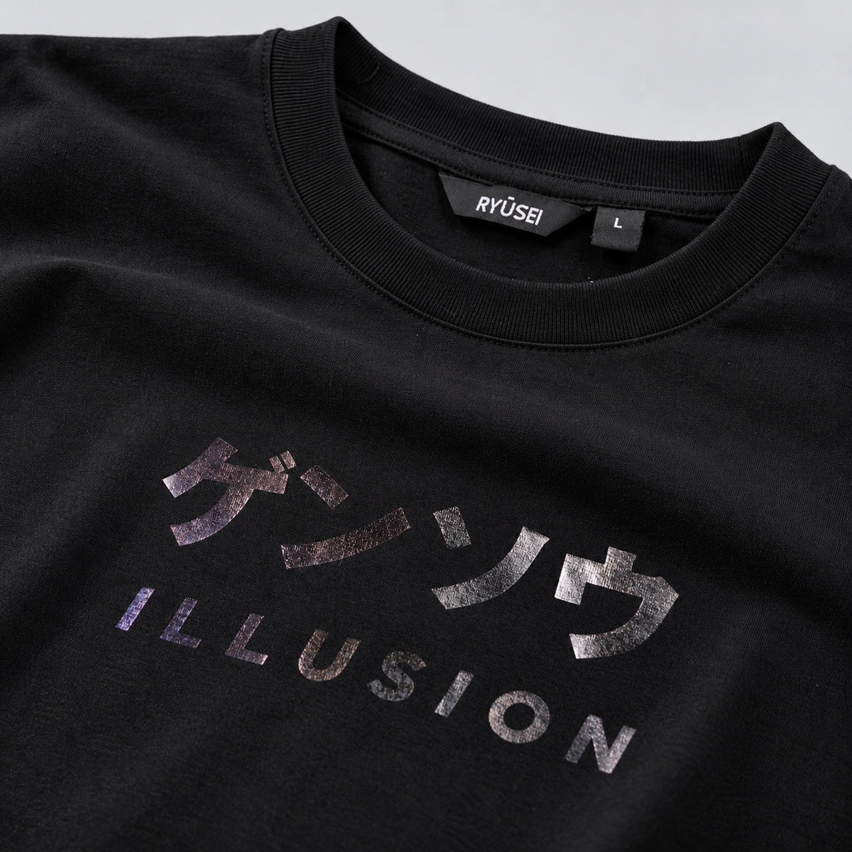 Ryusei Kaos Pria Hotaru Black