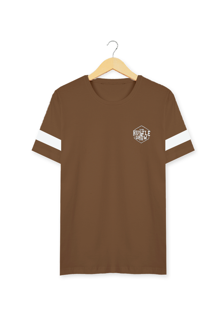 Ryusei Kaos Pria Hustle Brown
