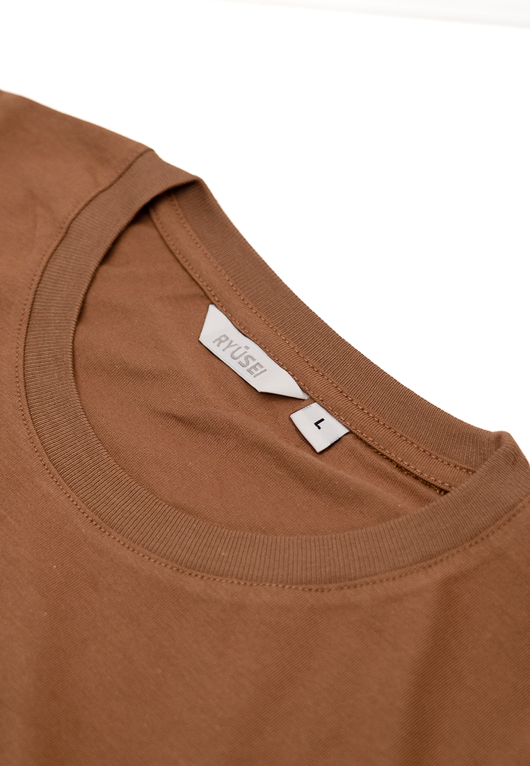 Ryusei Kaos Pria Hustle Brown