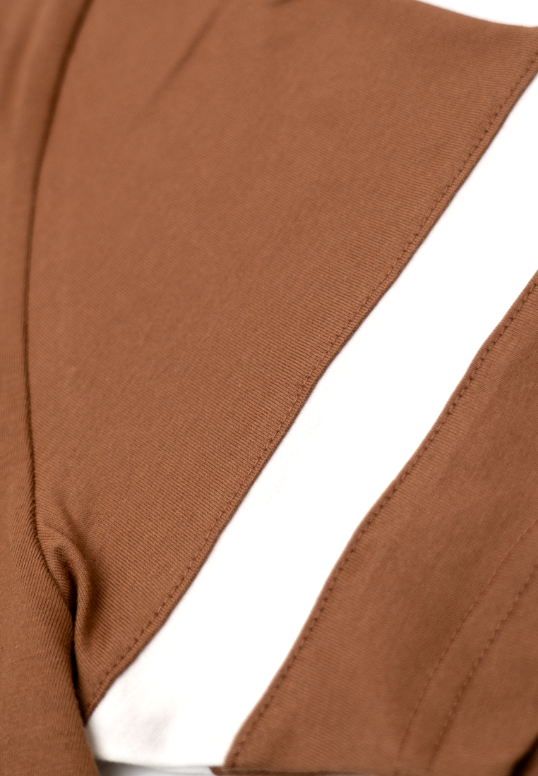 Ryusei Kaos Pria Hustle Brown