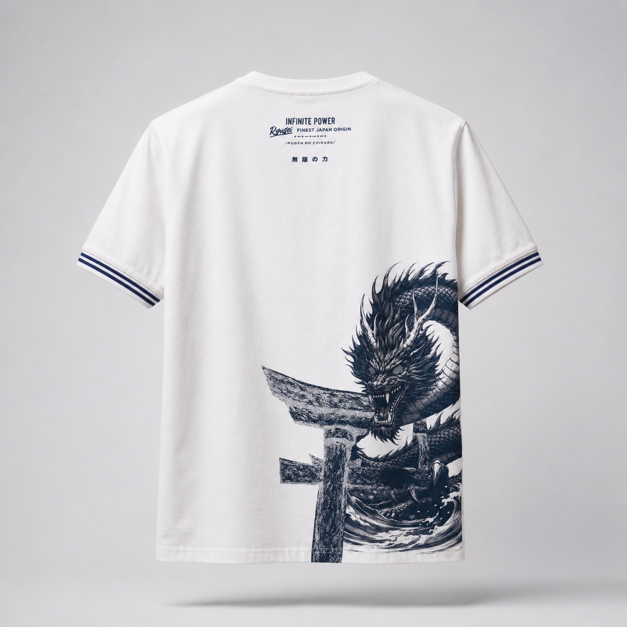 Ryusei Kaos Pria Infinite White