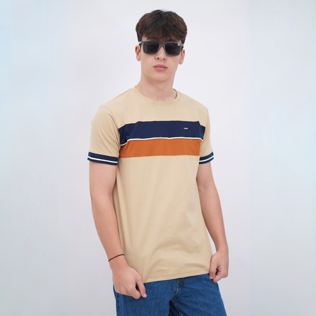 Ryusei Kaos Pria Karasuma CMB Light Brown
