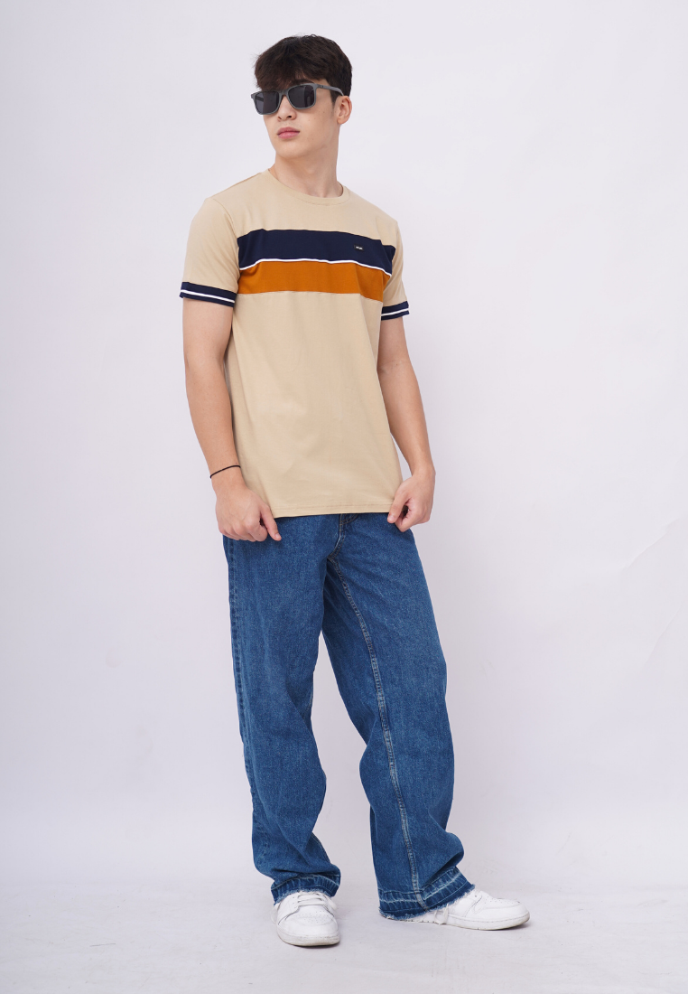 Ryusei Kaos Pria Karasuma CMB Light Brown