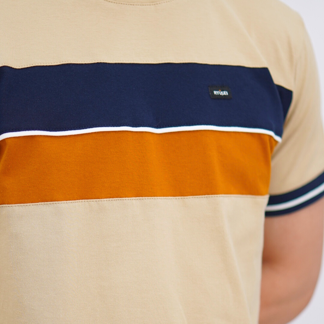 Ryusei Kaos Pria Karasuma CMB Light Brown