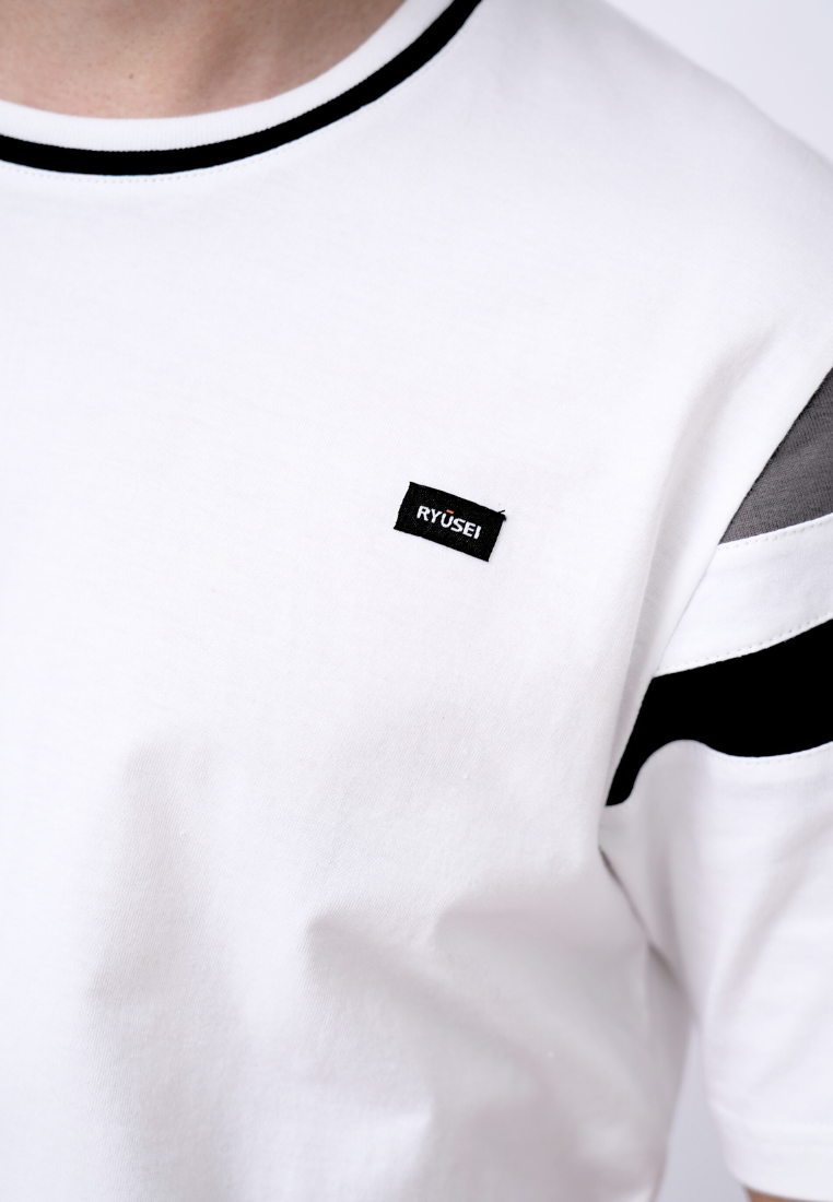 Ryusei Kaos Pria Katoshi CMB White