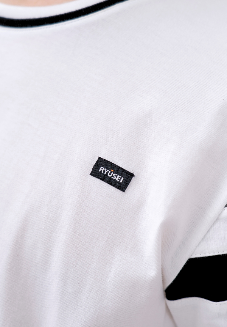 Ryusei Kaos Pria Katoshi CMB White