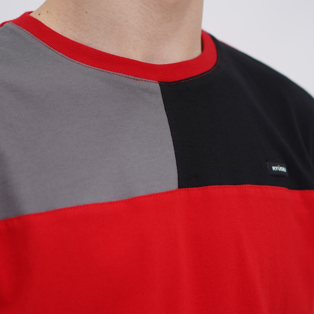 Ryusei Kaos Pria Katsugawa CMB Red