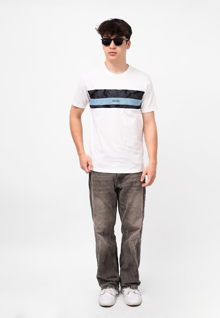 Ryusei Kaos Pria Keita CMB White