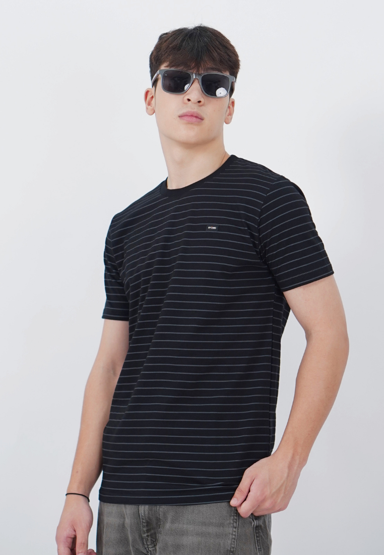 Ryusei Kaos Pria Kitagawa Stripe