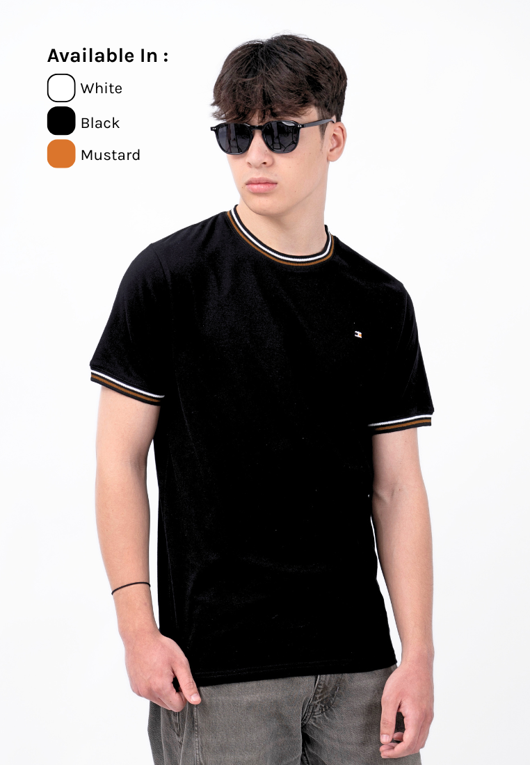 Ryusei Kaos Pria Masahiro Basic Black