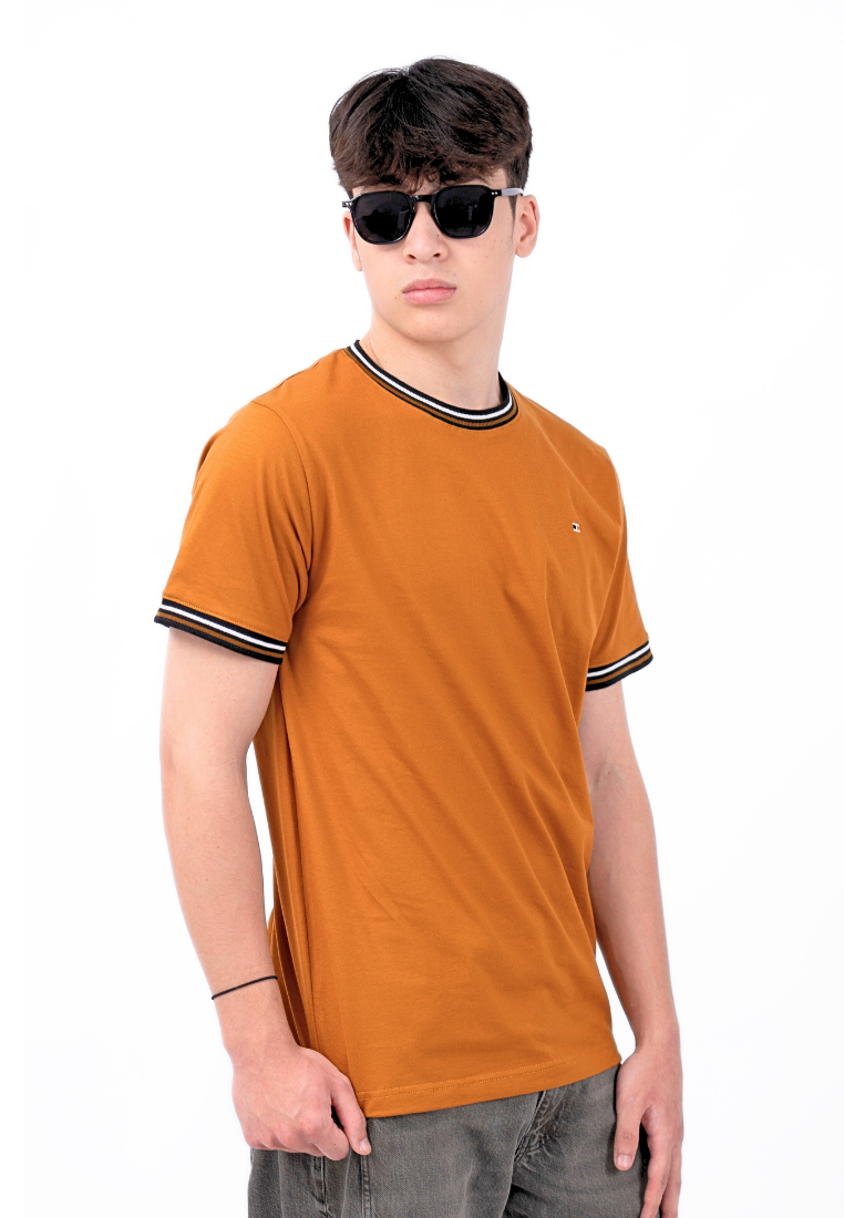 Ryusei Kaos Pria Masahiro Basic Mustard