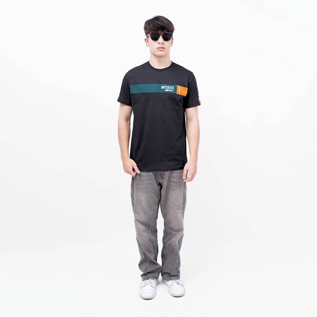 Ryusei Kaos Pria Matchless CMB Black