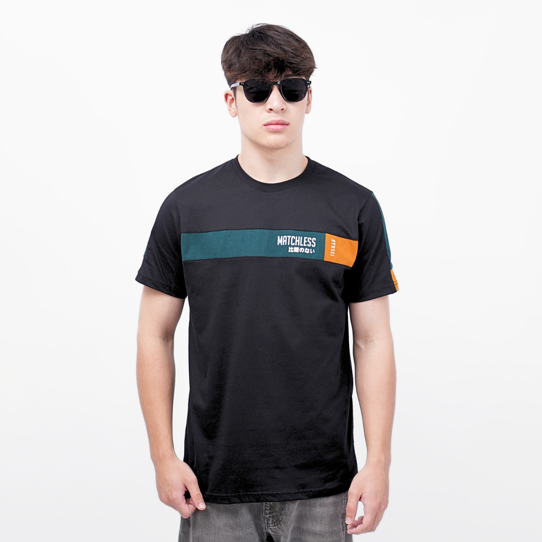 Ryusei Kaos Pria Matchless CMB Black