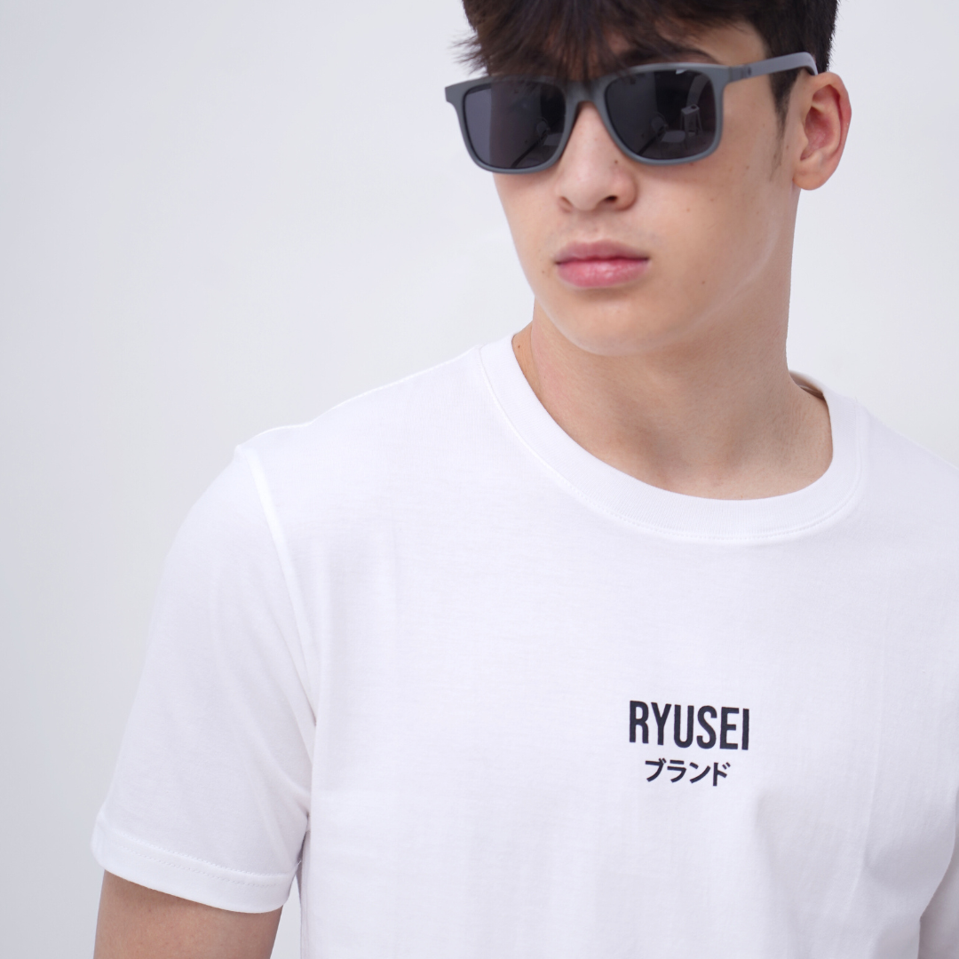 Ryusei Kaos Pria Mystic White