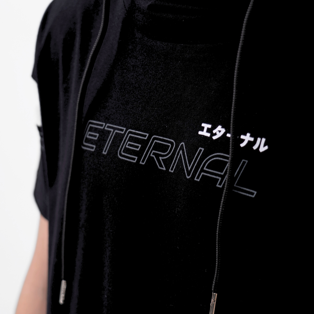 Ryusei Kaos Pria Turtleneck Nandito Eternal CMB Black