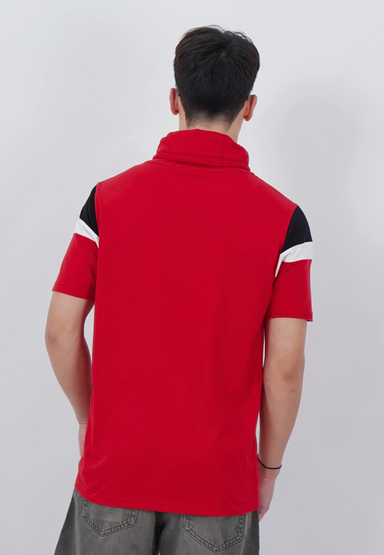 Ryusei Kaos Pria Turtleneck Nandito Ka CMB Red