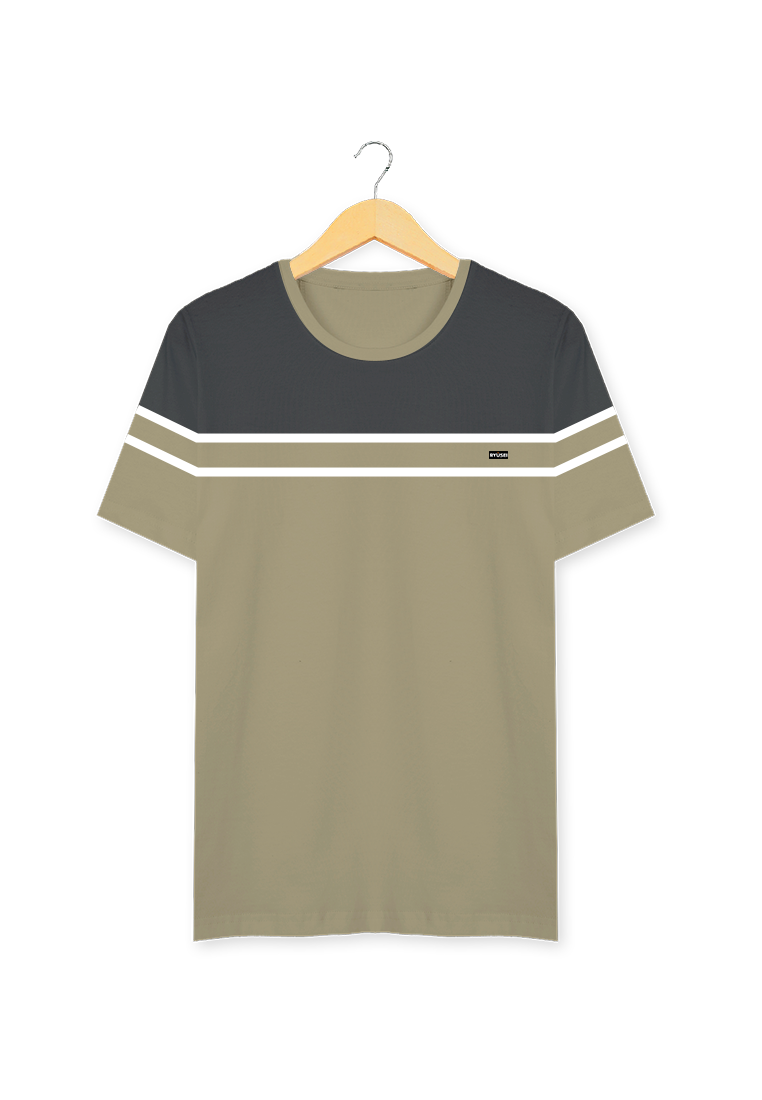 Ryusei Kaos Pria Nishioji CMB Light Brown
