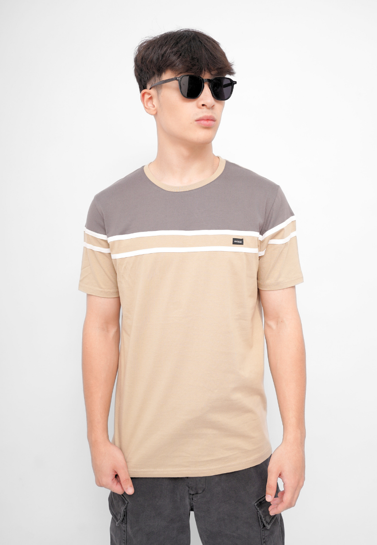 Ryusei Kaos Pria Nishioji CMB Light Brown