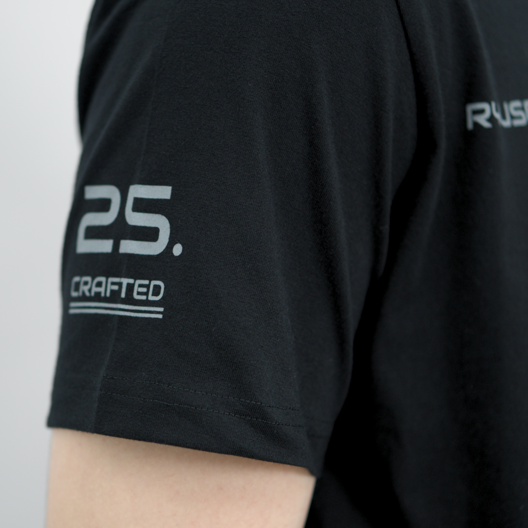 Ryusei Kaos Pria Odyssey Balck - T-shirt Grafis