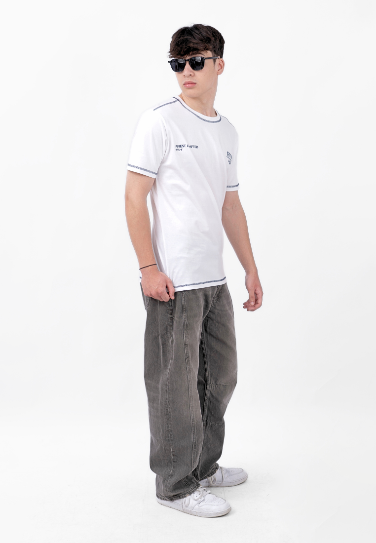 Ryusei Kaos Pria Okinawa White