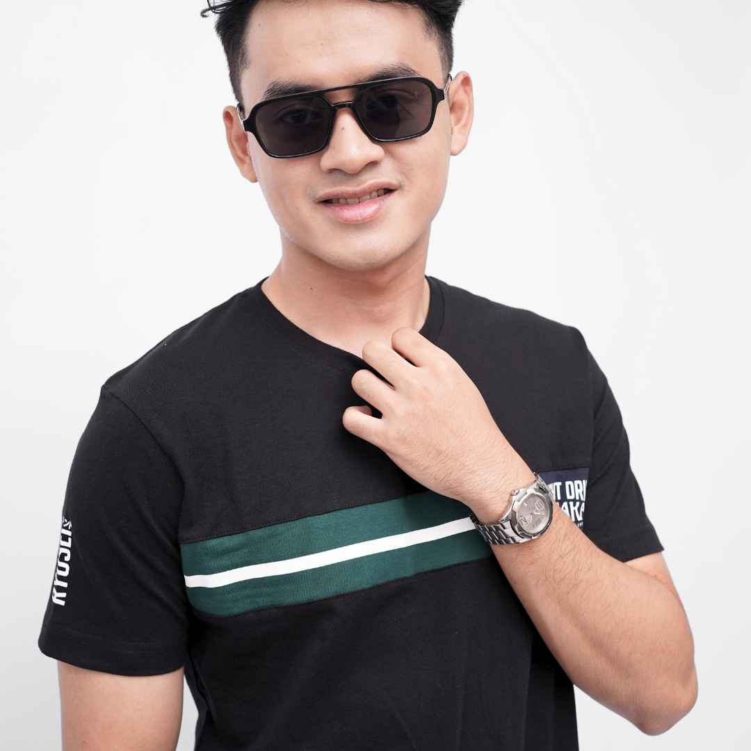 Ryusei Kaos Pria Osaka CMB Black
