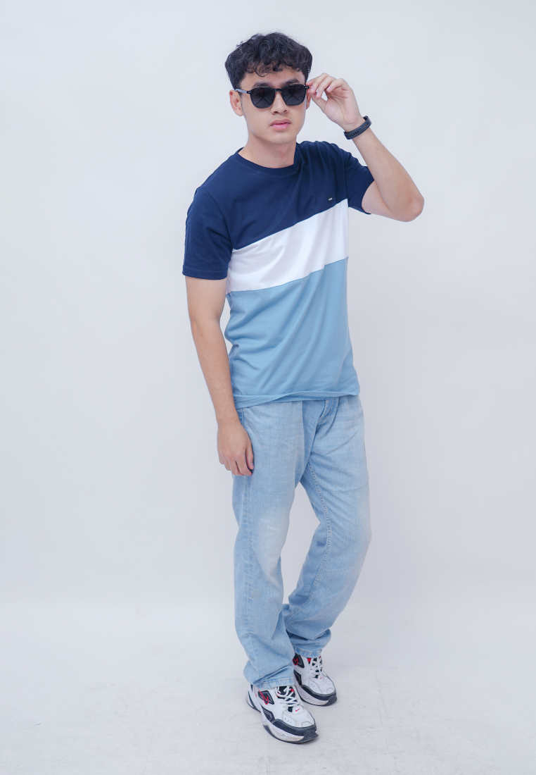 Ryusei Kaos Pria Reiji CMB Smoke Blue